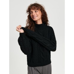 Pull maille torsadée