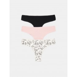 Lot de 3 culottes tangas