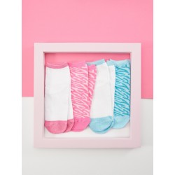 Lot de 4 chaussettes fille