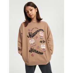 Sweatshirt imprimé fille