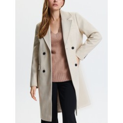 Manteau à double boutonnage