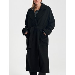 Manteau avec ceinture à nouer