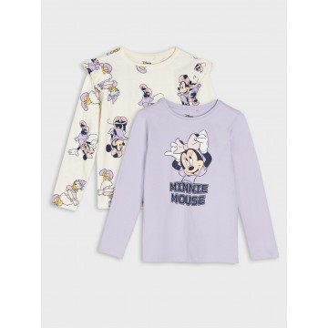 Lot de 2 tee-shirt "Minnie" fille