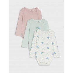 Lot de 3 bodies bébé fille