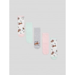 Lot de 5 chaussettes fille