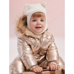 Bonnet cagoule bébé fille