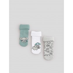 Lot de 3 chaussettes bébé garçon