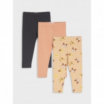 Lot de 3 leggings bébé fille