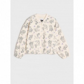 Sweatshirt zippé fille