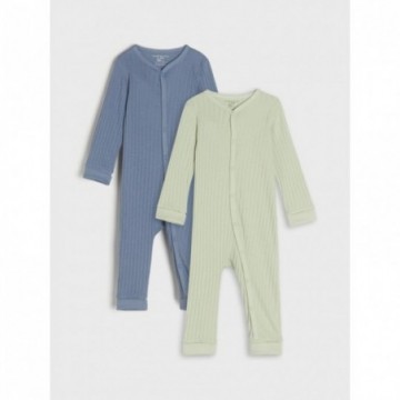 Lot de 2 pyjamas sans pieds bébé garçon