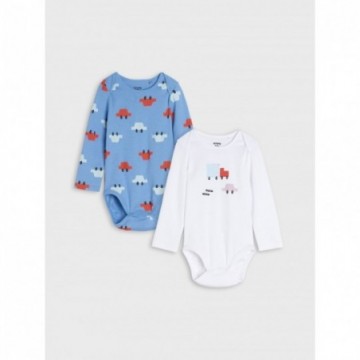 Lot de 2 bodies bébé garçon