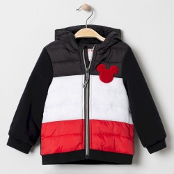 Veste matelassée tricolore "Mickey" bébé garçon