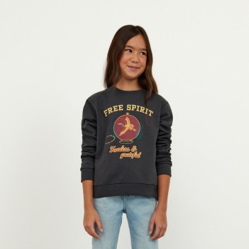 Sweatshirt imprimé fille