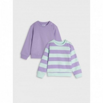 Lot de 2 sweat bébé fille