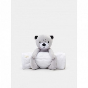 Lot couverture bébé et peluche ourson