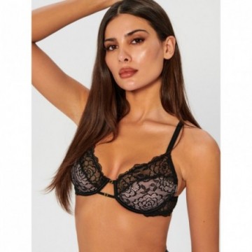 Soutien-gorge en dentelle bavec armatures