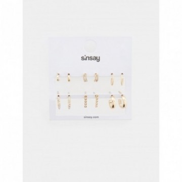 Lot de 6 boucles d'oreilles