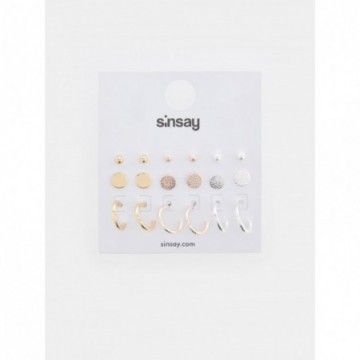 Lot de 6 boucles d'oreilles