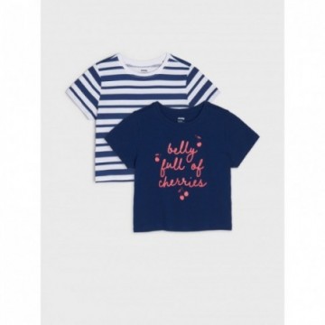 Lot de 2 tee-shirts fille