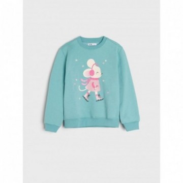 Sweatshirt imprimé fille