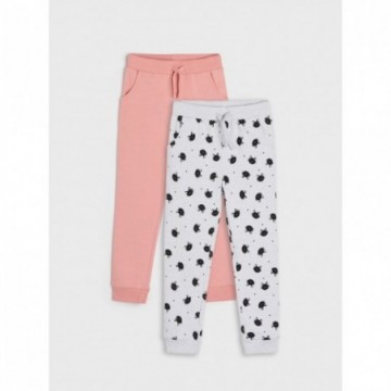 Lot de 2 pantalons de jogging fille