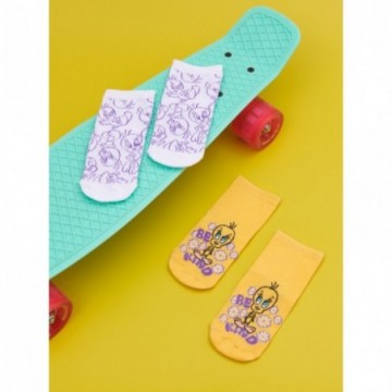 Lot de 2 paires de chaussettes "Titi" bébé fille