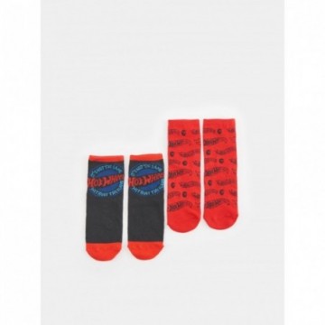 Lot de 2 paires de chaussettes "Hot Wheels" garçon