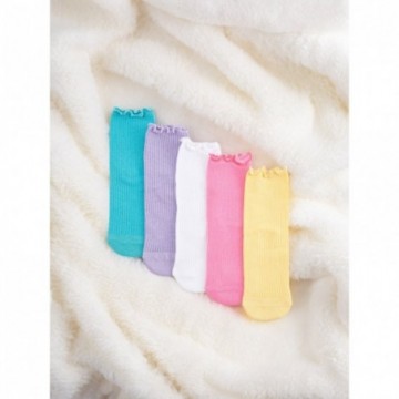 Lot de 5 paires de chaussettes fille