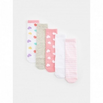 Lot de 5 paires de chaussettes fille