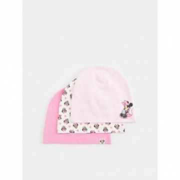 Lot de 3 bonnets "Minnie" bébé fille