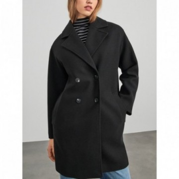 Manteau à double boutonnage