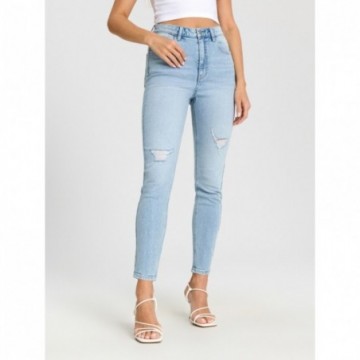 Jean skinny taille haute