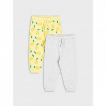 Lot de 2 pantalons de jogging bébé fille