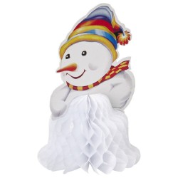 Bonhomme de neige en papier