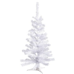 Sapin artificiel blanc 80 branches Ø46xH90cm