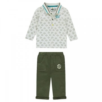 Ensemble polo et pantalon "SmileyWorld" bébé garçon