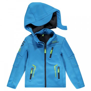 Veste de ski à capuche doublée micropolaire garçon