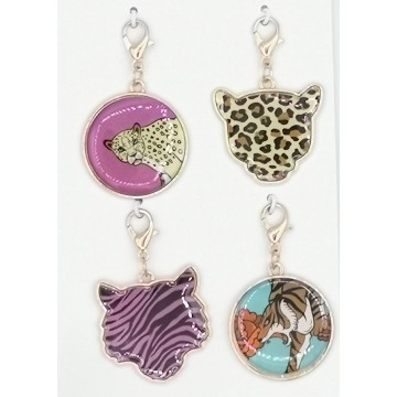 Lot de 4 charms pour bracelet