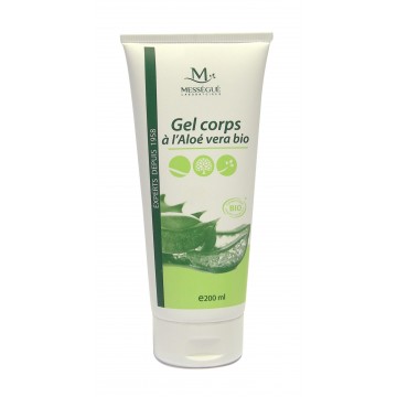 Gel corps à l'aloé Vera bio - 200 ml