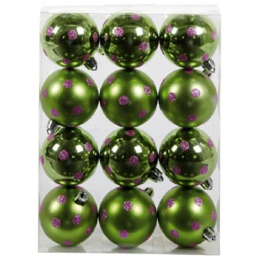 Lot de 12 boule de Noël