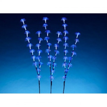 Lot de 3 branches lumineuses plumes