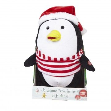 Pingouin de Noël musical