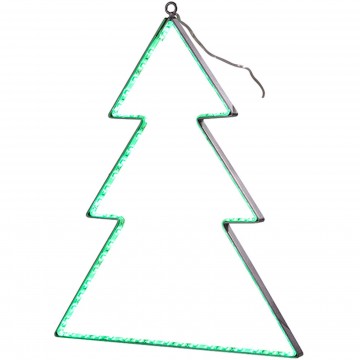 Sapin de Noël lumineux vert fixe Striplight