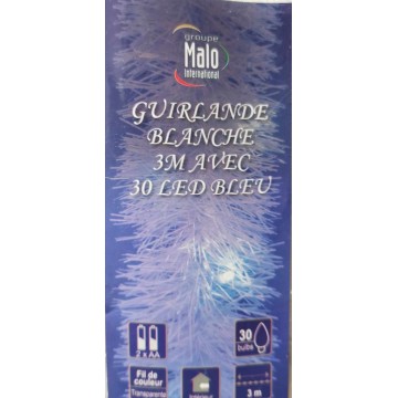 Guirlande 3m avec 30 leds bleu