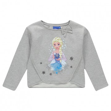 Sweat en molleton gratté "la Reine des Neiges" fille