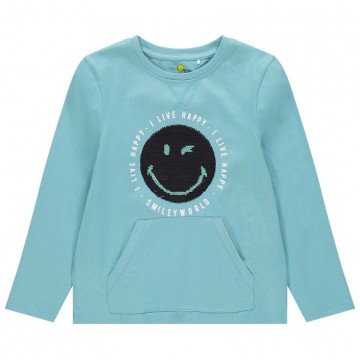 Tee-shirt sequins magiques "SmileyWorld" garçon