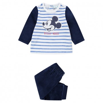 Pyjama en velours "Mickey" bébé garçon