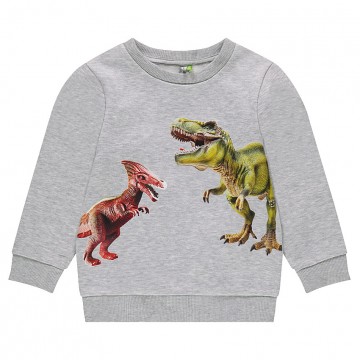 Sweat en molleton avec dinosaures printés garçon