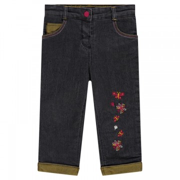 Jeans doublé micropolaire bébé fille