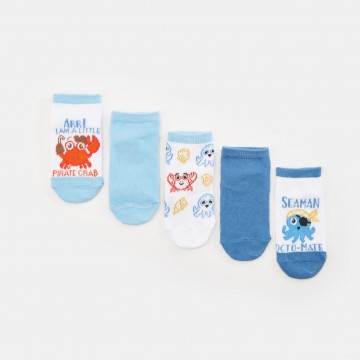 Lot de 5 paires de chaussettes bébé garçon